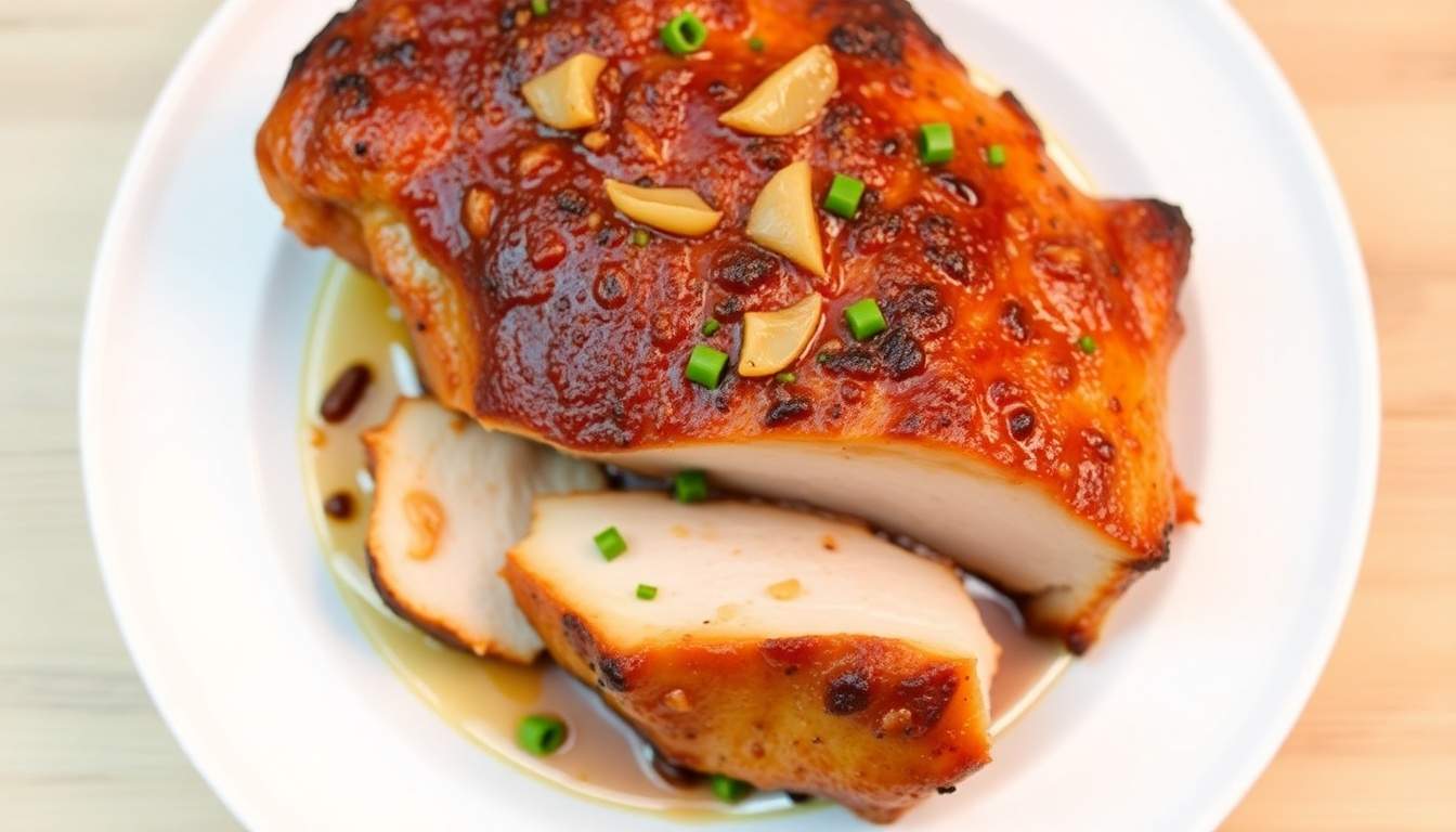 Air Fryer Pork Loin with Ginger and Onion