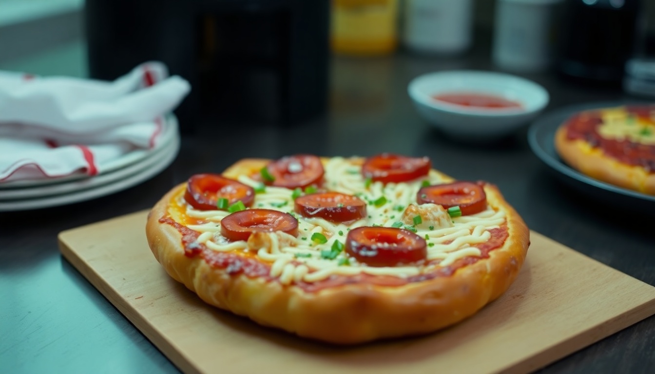 Air Fryer Red Baron French Bread Pizza