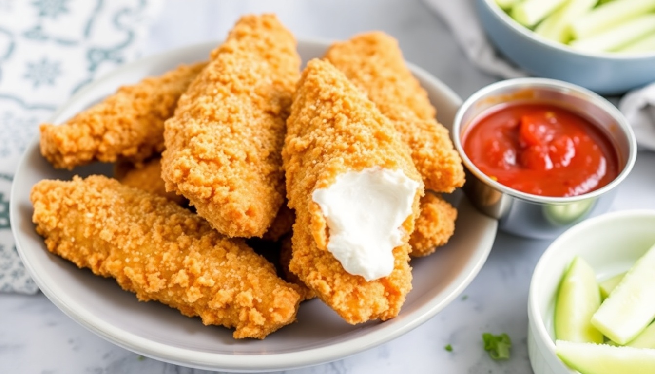 Crispy Air Fryer Frozen Chicken Tenders