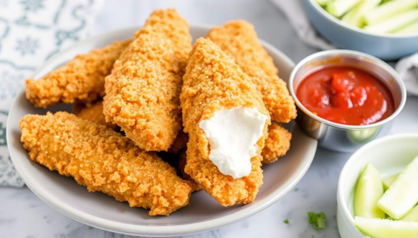 Crispy Air Fryer Frozen Chicken Tenders