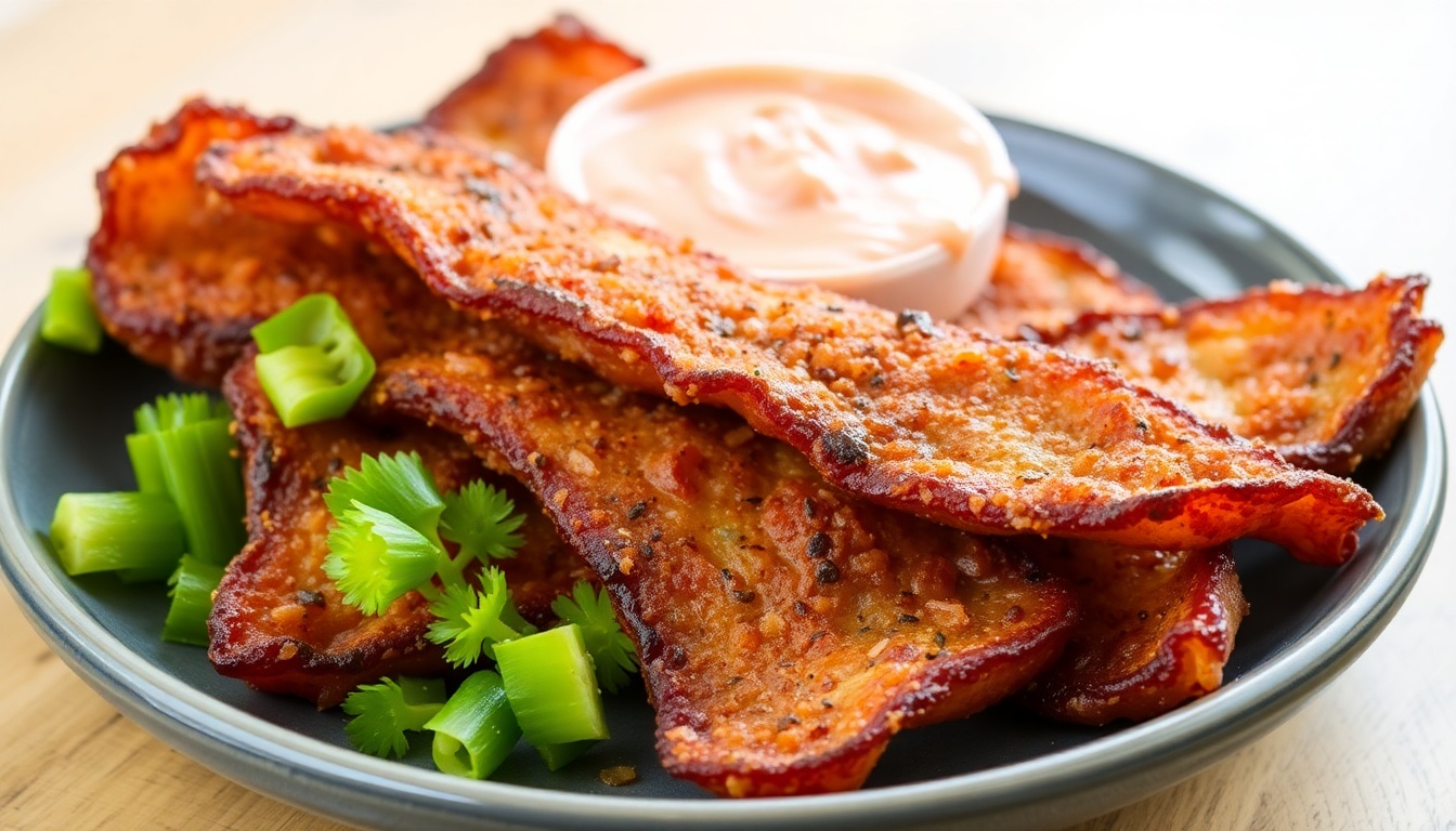 Crispy Air Fryer Turkey Bacon