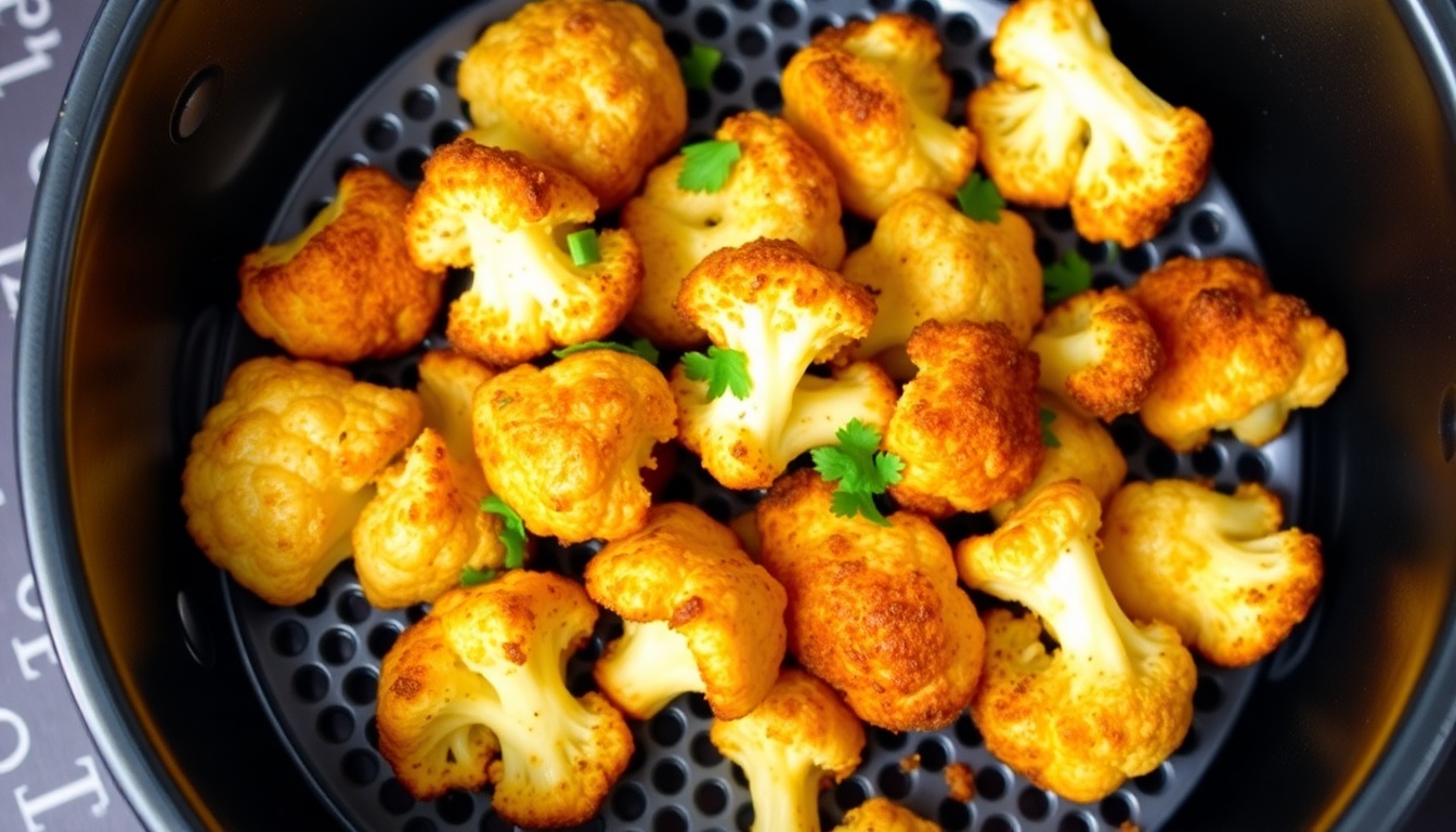 Air Fryer Roasted Cauliflower