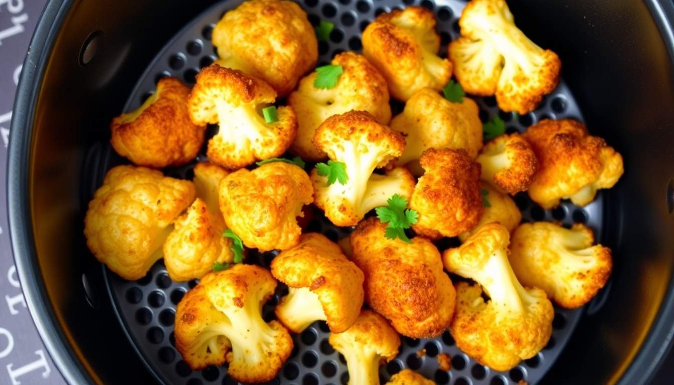 Air Fryer Roasted Cauliflower