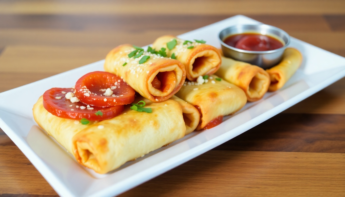 Air Fryer Mini Pizza Rolls