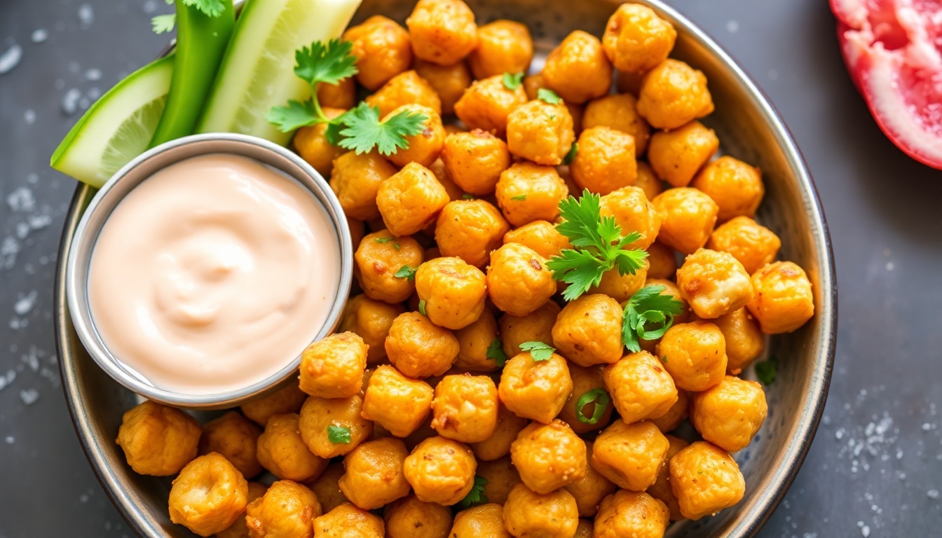 Crispy Air Fryer Chickpeas