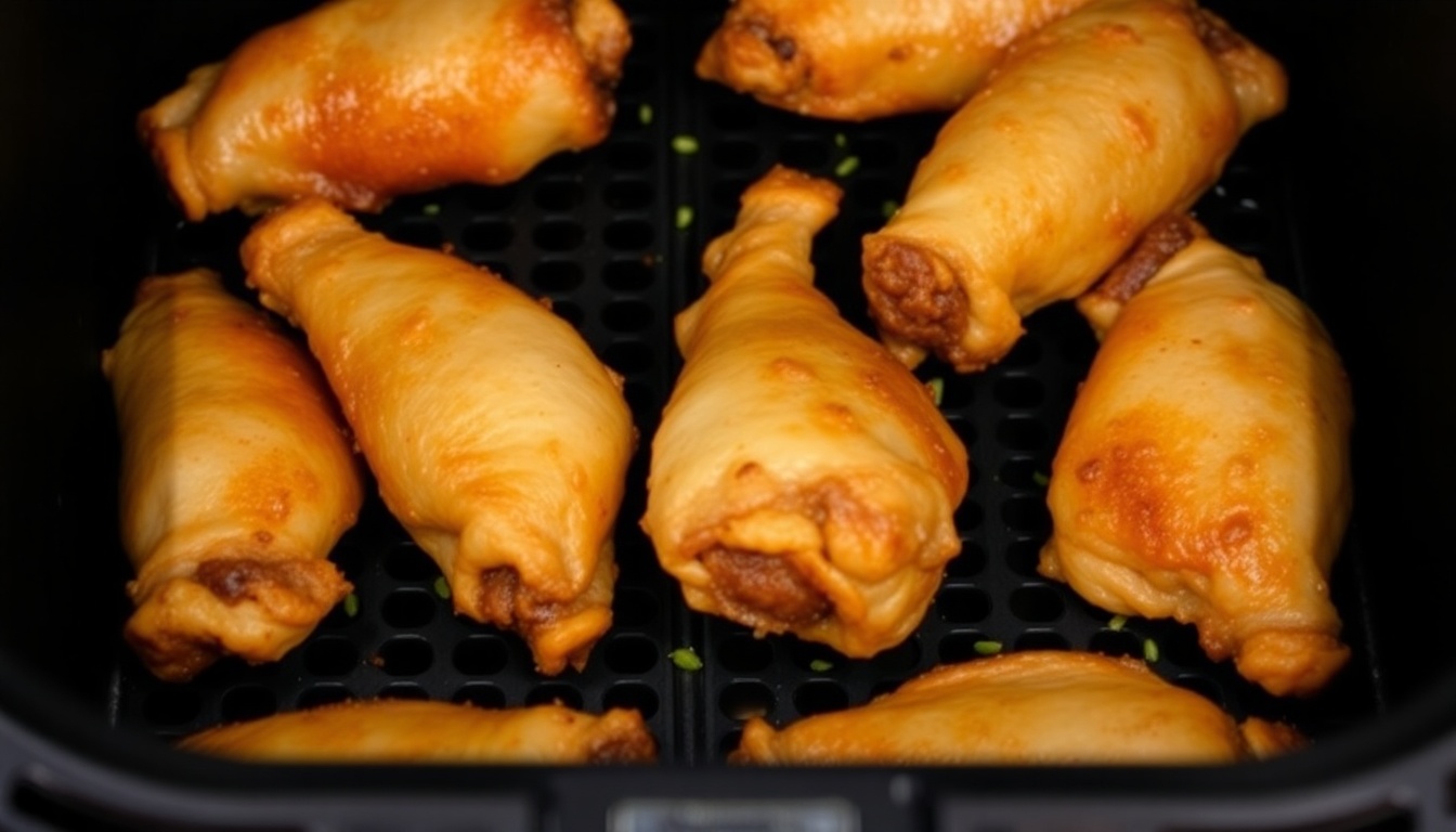 Air Fryer Reheated Wings