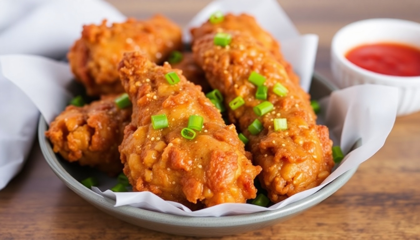 Air Fryer Korean Fried Chicken
