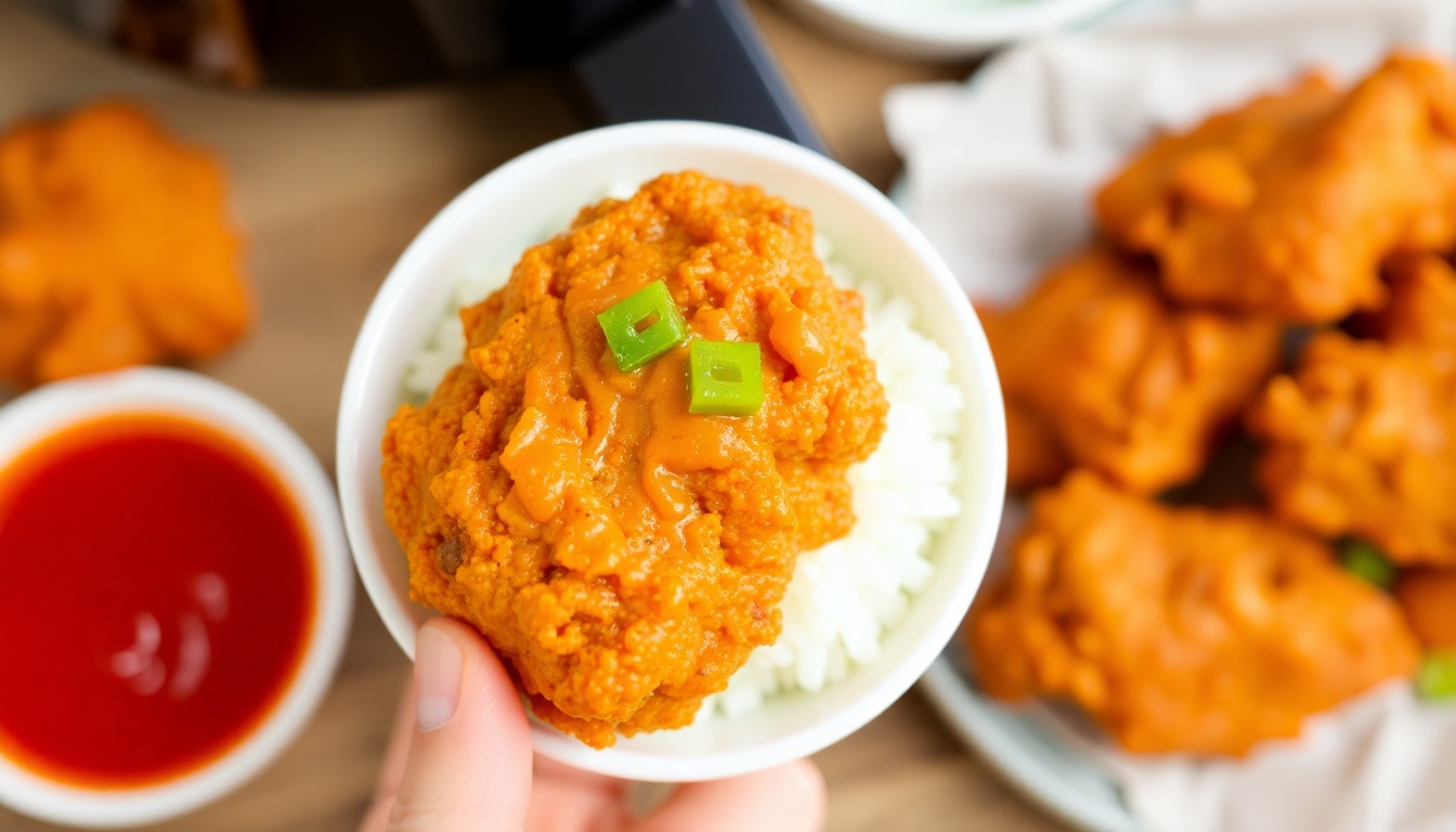 Air Fryer Korean Fried Chicken