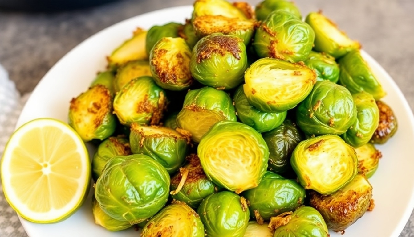 Crispy Air Fryer Brussels Sprouts