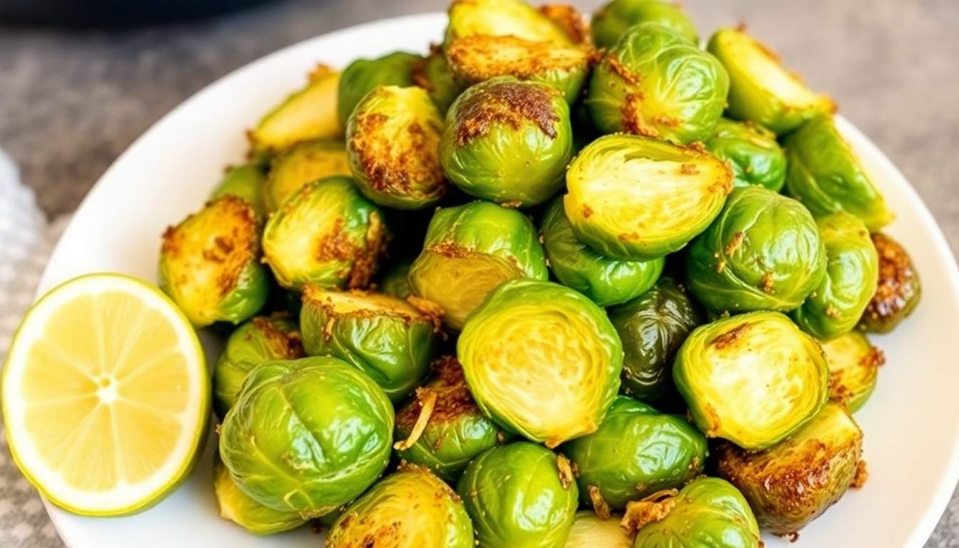 Crispy Air Fryer Brussels Sprouts