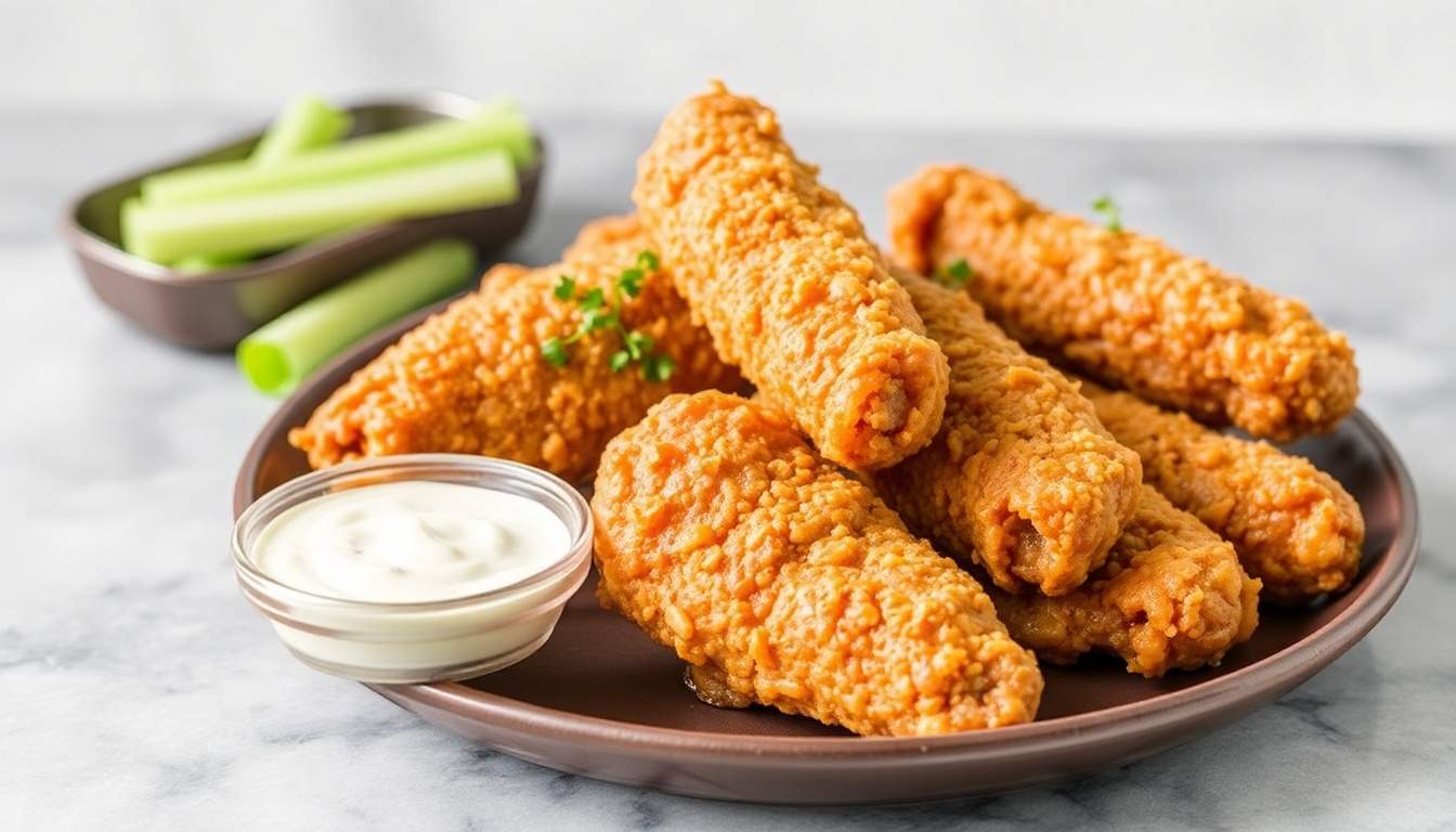 Crispy Air-Fried Frozen Chicken Wings