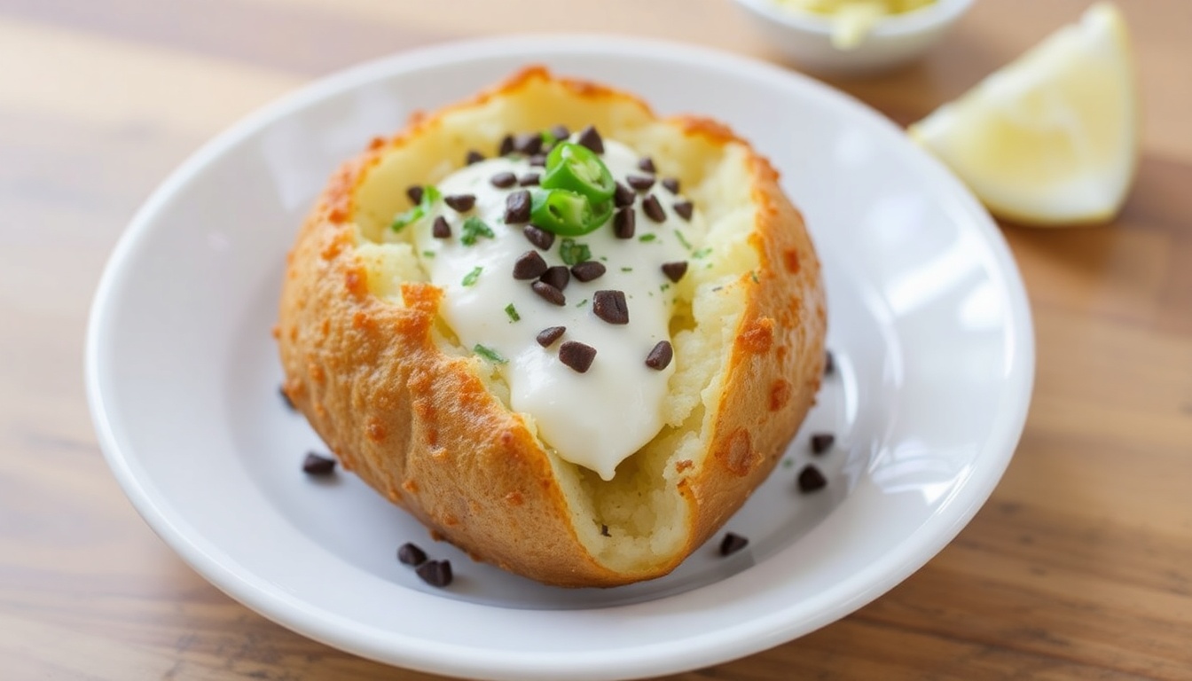 Crispy Air Fryer Baked Potato
